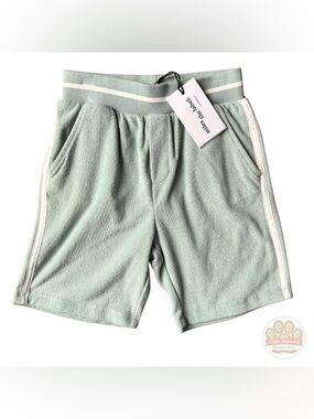 Miles the Label - Mint Terry Knit Kids Shorts